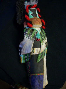 Hopi crow mother flat doll kachina
