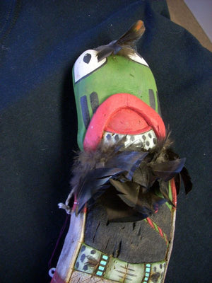 Hopi frog flat doll kachina