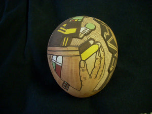 My Song Hopi pottery by Lawrence Nomoki