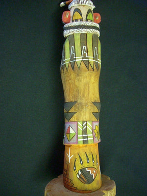 Hopi White Bear Kachina carving